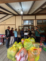 Dokumentasi Kegiatan Penyerahan Bantuan Pasca Bencana Kebakaran Desa Batu Timbau Kec. Batu Ampar
